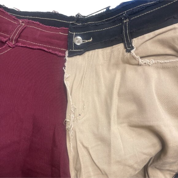 Jeans Men's Multi Color Patchy Jeans size XL SKU 1359 - Picture 4 of 6